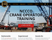 Tablet Screenshot of craneserviceindustries.com